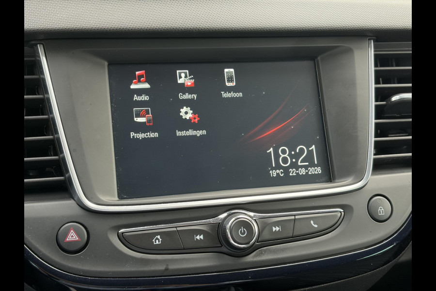 Opel Crossland X 1.2 Turbo 120 Jaar Edition ✓110pk✓D-riem vv in 2025✓2e Eigenaar✓Carplay✓Lm velgen✓N.A.P✓6 Bak✓Airco✓Cruise✓Pdc✓Rijstrooksensor✓Nieuwe Apk bij Aflevering