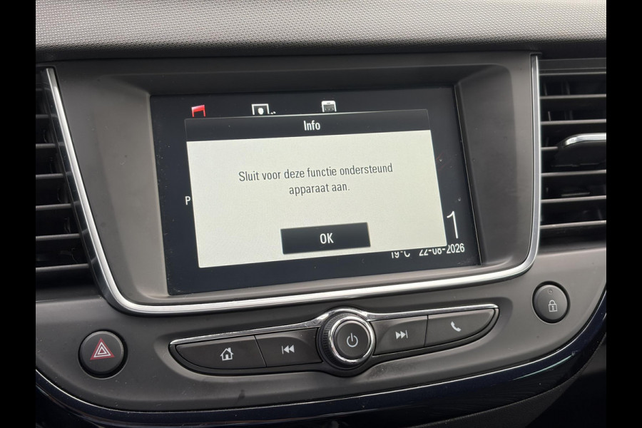 Opel Crossland X 1.2 Turbo 120 Jaar Edition ✓110pk✓D-riem vv in 2025✓2e Eigenaar✓Carplay✓Lm velgen✓N.A.P✓6 Bak✓Airco✓Cruise✓Pdc✓Rijstrooksensor✓Nieuwe Apk bij Aflevering