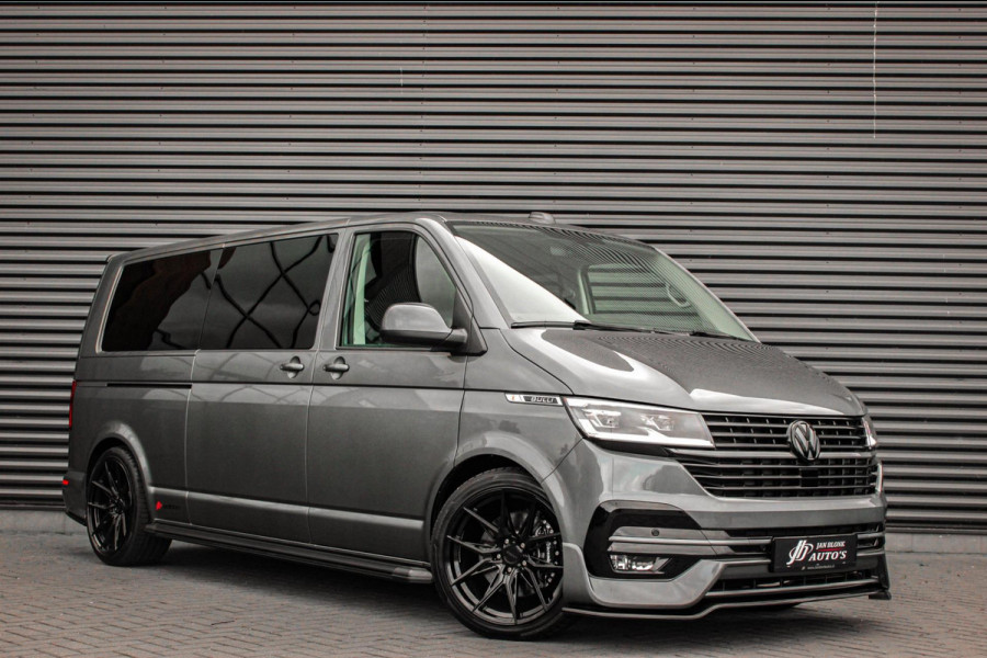 Volkswagen Transporter 2.0 TDI L2H1 150PK BULLI DC DUBBEL CABINE / LEIGHTONVANS BODYKIT / FULL OPTINS / LEDER / FULL BLACK / APPLE