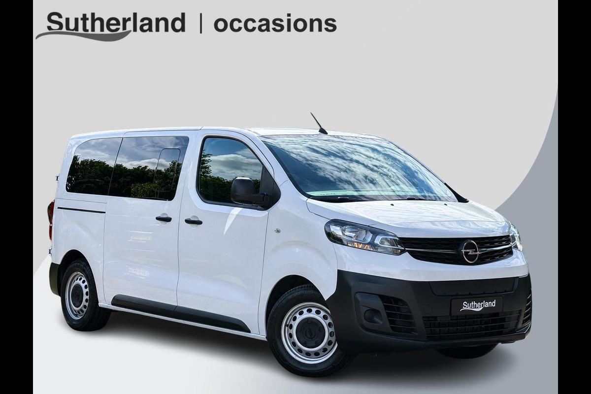 Opel Vivaro-e Combi L2H1 50 kWh 136 PK | 9.585 KM! | Climate Control | 9-persoons | Dubbele Zij-Schuifdeur | Privacy-Glass