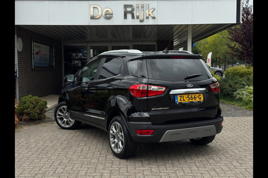 Ford EcoSport 1.0 EcoBoost Titanium | Navi, Carplay/Android, Camera, Stoel+Stuurverw., Sfeerverl., Keyless | Dealeroh. | 1e Eig. |