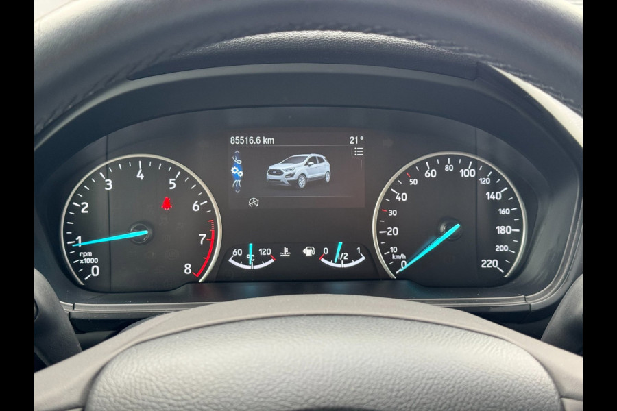 Ford EcoSport 1.0 EcoBoost Titanium | Navi, Carplay/Android, Camera, Stoel+Stuurverw., Sfeerverl., Keyless | Dealeroh. | 1e Eig. |