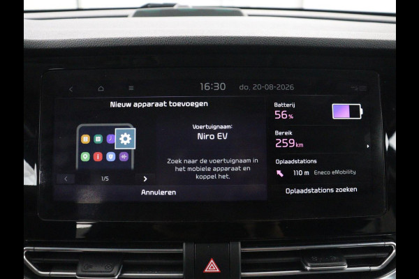 Kia e-Niro DynamicPlusLine 64 kWh | SOH 95,3% | Panoramadak | Half leder | Stuur/stoel verwarming | Adaptive cruise | Lane assist | Climate control | Carplay | Camera | Park assist | Full LED
