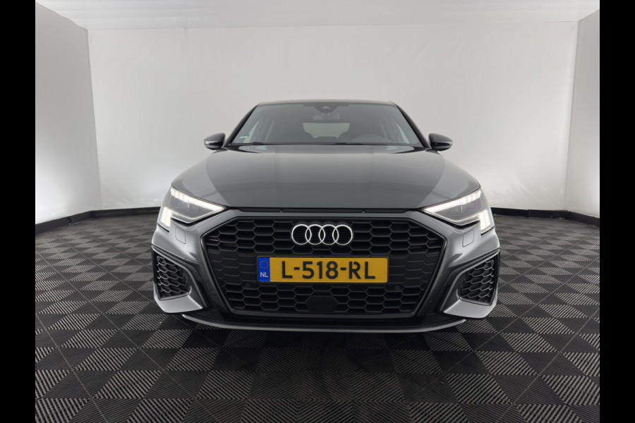 Audi A3 Limousine 30 TFSI S edition S-Line MHEV (INCL-BTW) Aut. *LEATHER | MATRIX-LED | HEATED-SPORTSEATS | ADAPTIVE-CRUISE | CAMERA | DIGI-COCKPIT | NAVI-FULLMAP | PRIVACY-GLASS | AMBIENT-LIGHT | SHIFT-PADDLES | ECC | PDC | 18''ALU*