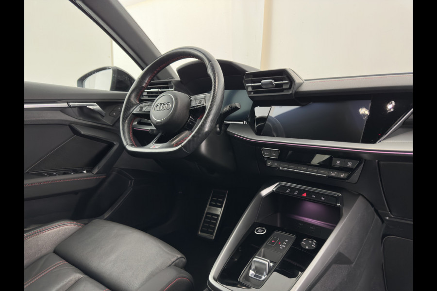 Audi A3 Limousine 30 TFSI S edition S-Line MHEV (INCL-BTW) Aut. *LEATHER | MATRIX-LED | HEATED-SPORTSEATS | ADAPTIVE-CRUISE | CAMERA | DIGI-COCKPIT | NAVI-FULLMAP | PRIVACY-GLASS | AMBIENT-LIGHT | SHIFT-PADDLES | ECC | PDC | 18''ALU*