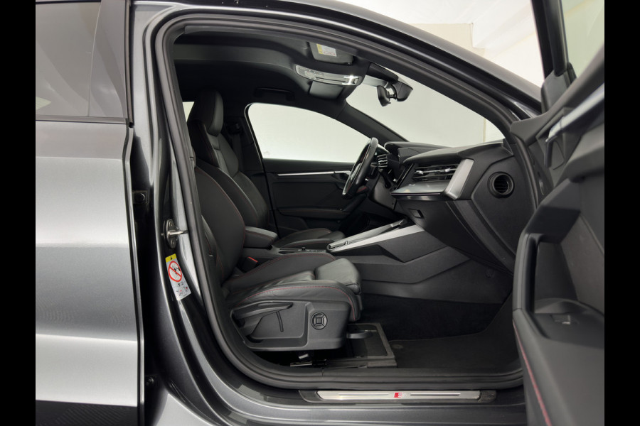 Audi A3 Limousine 30 TFSI S edition S-Line MHEV (INCL-BTW) Aut. *LEATHER | MATRIX-LED | HEATED-SPORTSEATS | ADAPTIVE-CRUISE | CAMERA | DIGI-COCKPIT | NAVI-FULLMAP | PRIVACY-GLASS | AMBIENT-LIGHT | SHIFT-PADDLES | ECC | PDC | 18''ALU*