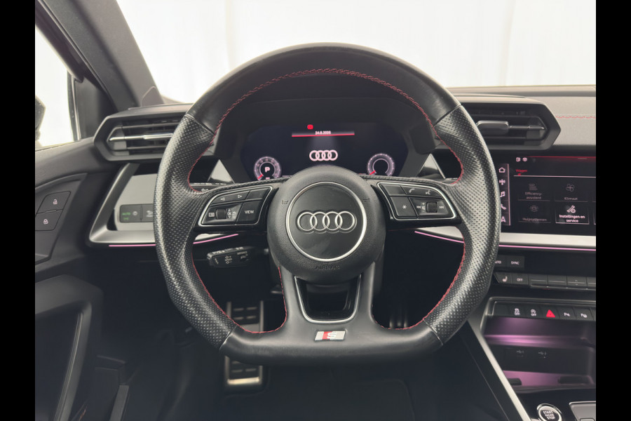 Audi A3 Limousine 30 TFSI S edition S-Line MHEV (INCL-BTW) Aut. *LEATHER | MATRIX-LED | HEATED-SPORTSEATS | ADAPTIVE-CRUISE | CAMERA | DIGI-COCKPIT | NAVI-FULLMAP | PRIVACY-GLASS | AMBIENT-LIGHT | SHIFT-PADDLES | ECC | PDC | 18''ALU*