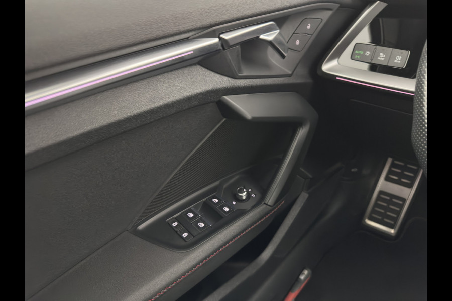 Audi A3 Limousine 30 TFSI S edition S-Line MHEV (INCL-BTW) Aut. *LEATHER | MATRIX-LED | HEATED-SPORTSEATS | ADAPTIVE-CRUISE | CAMERA | DIGI-COCKPIT | NAVI-FULLMAP | PRIVACY-GLASS | AMBIENT-LIGHT | SHIFT-PADDLES | ECC | PDC | 18''ALU*