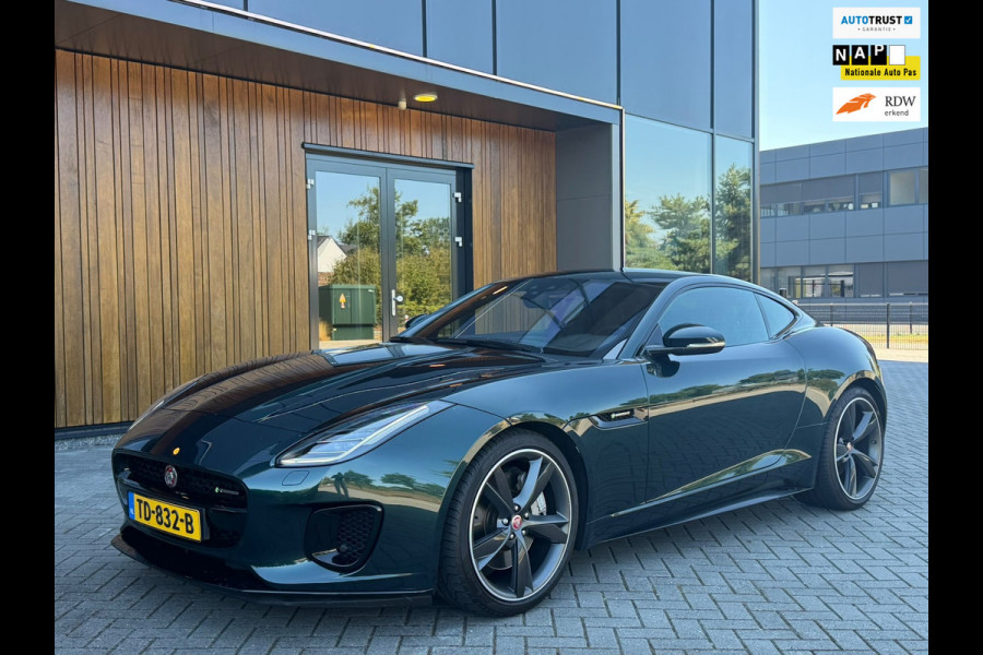 Jaguar F-Type 2.0T R-Dynamic, panoramadak, britisch racing green,1 e eigenaar, NL auto met nap