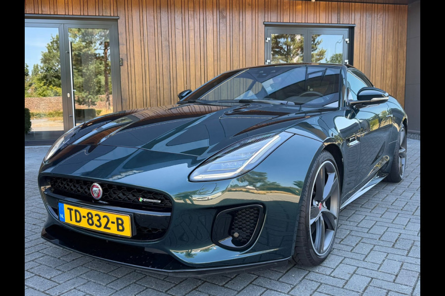 Jaguar F-Type 2.0T R-Dynamic, panoramadak, britisch racing green,1 e eigenaar, NL auto met nap