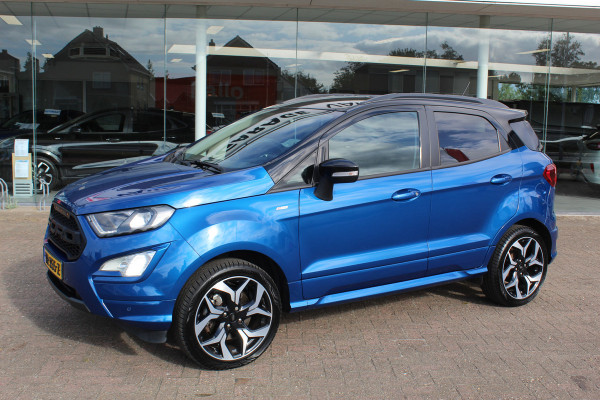 Ford EcoSport 1.0 EcoBoost ST-Line , 125pk , Mooie Hoogzitter Climate control , Cruise control , Achteruitrijcamera Stoel,Stuur en Voorruitverwarming , Bluetooth , Navigatie