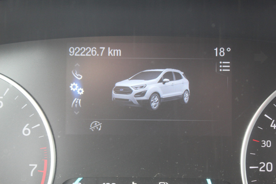 Ford EcoSport 1.0 EcoBoost ST-Line , 125pk , Mooie Hoogzitter Climate control , Cruise control , Achteruitrijcamera Stoel,Stuur en Voorruitverwarming , Bluetooth , Navigatie
