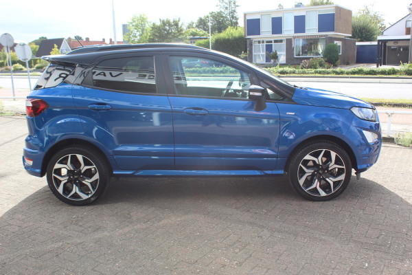 Ford EcoSport 1.0 EcoBoost ST-Line , 125pk , Mooie Hoogzitter Climate control , Cruise control , Achteruitrijcamera Stoel,Stuur en Voorruitverwarming , Bluetooth , Navigatie