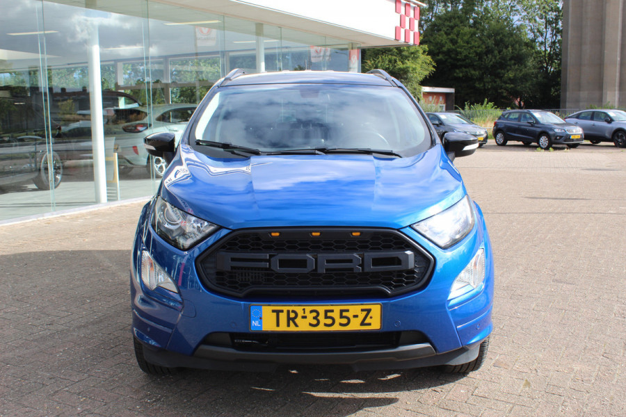 Ford EcoSport 1.0 EcoBoost ST-Line , 125pk , Mooie Hoogzitter Climate control , Cruise control , Achteruitrijcamera Stoel,Stuur en Voorruitverwarming , Bluetooth , Navigatie