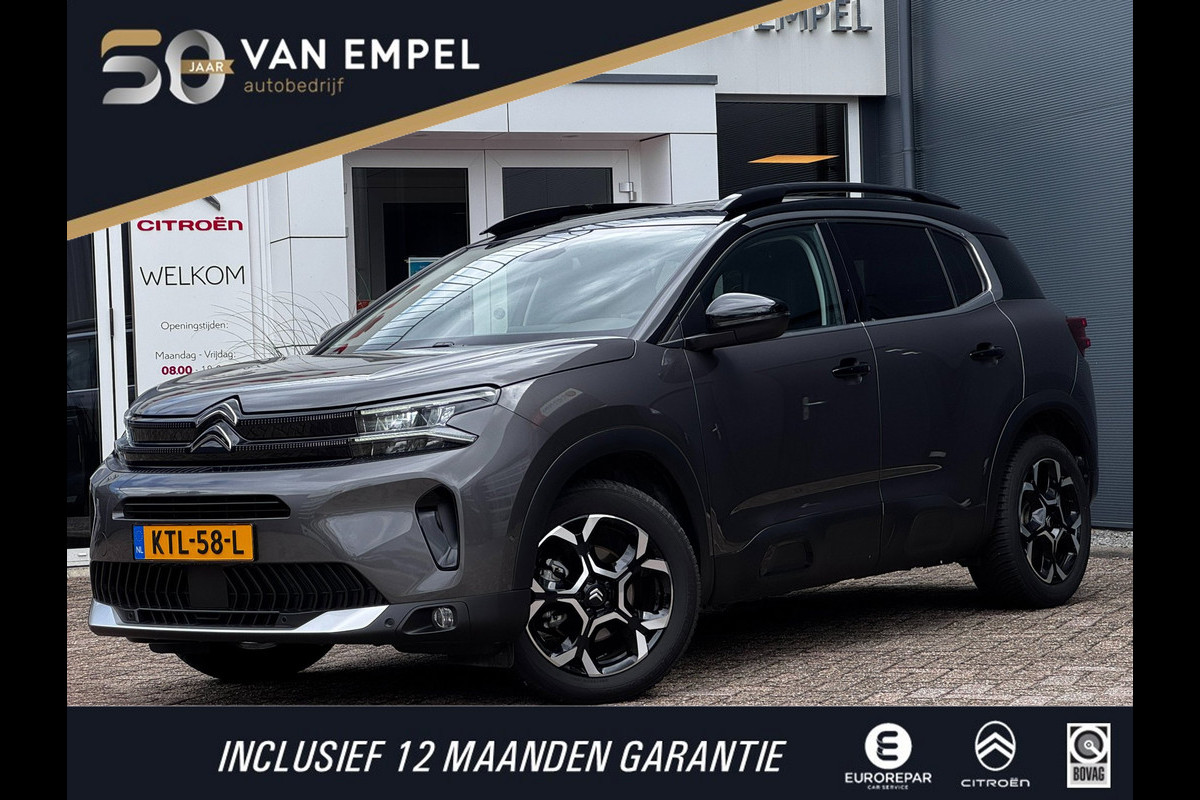 Citroën C5 Aircross 1.2 Hybrid Max | Leder / Alcantara | Camera | Stoelverwarming | Navigatie