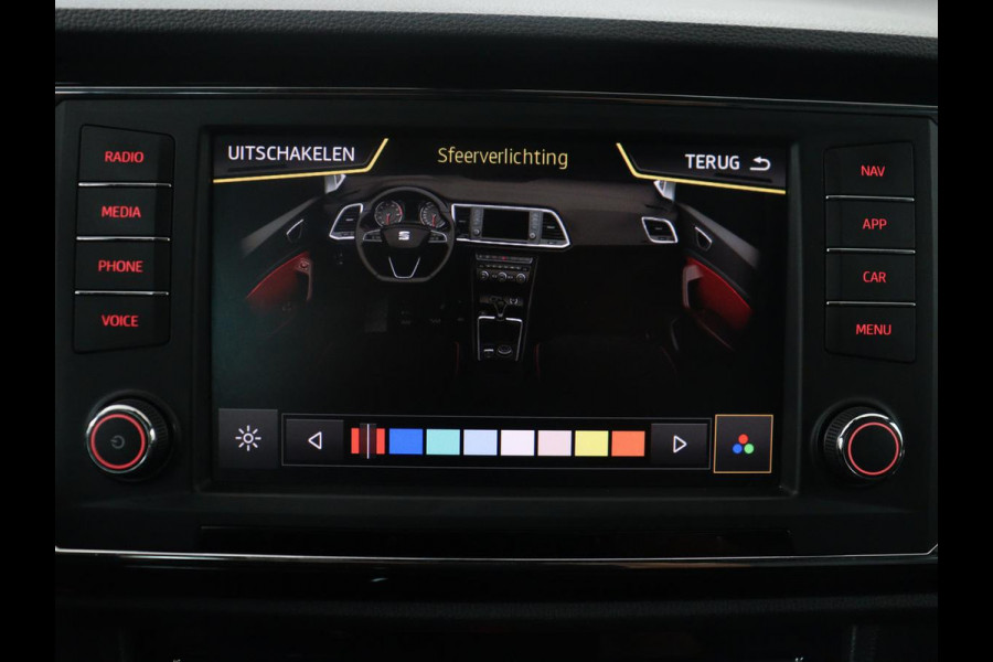 Seat Ateca1.4 EcoTSI FR | Leder | Stoelverwarming | Climate control | Cruise control | Camera | Park assist | Carplay | Seat Sound | Navigatie | Sfeerverlichting