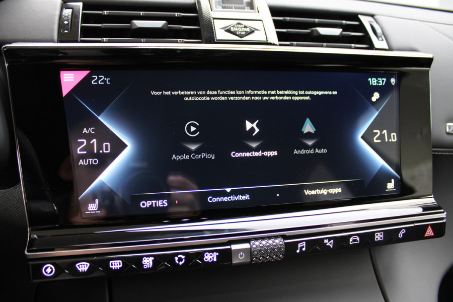 DS 7 Crossback E-Tense Rivoli | Leder | Adaptieve cruise | Stoelverwarming | Memory
