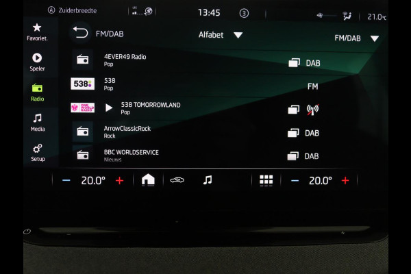 Škoda Enyaq iV 60 | SOH 93,0% | Half leder | Cruise control | Carplay | Climate control | Lane assist | Park assist | Trekhaak | Sfeerverlichting | Navigatie | Bluetooth