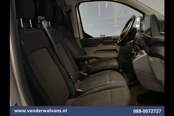 Ford Transit Custom 2.0 TDCI 136pk L1H1 Euro6 Airco | Navigatie | LED | Apple Carplay | Adaptieve Cruisecontrol | Leder Stuur Android Auto, Verwarmde voorruit, Stoelverwarming, Parkeersensoren, Bijrijdersbank, 2590kg trekvermogen