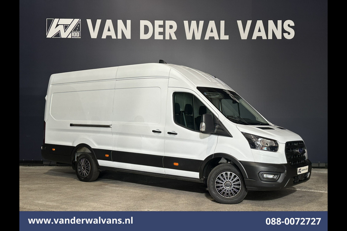 Ford Transit 2.0 TDCI 170pk L4H3 Jumbo Euro6 Airco | Camera | Apple Carplay | Adaptieve Cruisecontrol Android Auto, Verwarmde voorruit, Parkeersensoren, Bijrijdersbank, 3500kg trekvermogen