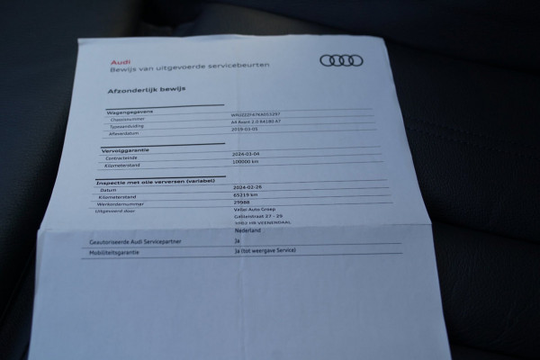 Audi A4 Avant 45 TFSI Sport S line black edition | Panorama | Dealer onderhouden | HuD | Camera | Stoelverwarming | LED