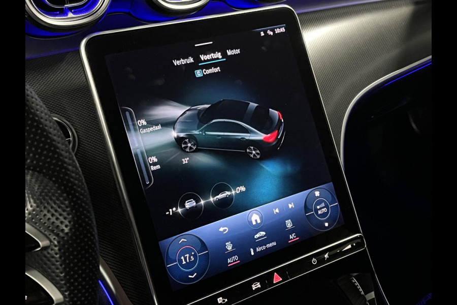 Mercedes-Benz C-Klasse 180 AMG Line Ambiente verlichting | Cruise control | Stoelverwarming | Achteruitrij camera | AMG wielen | Carplay | Dodehoek | Navigatie