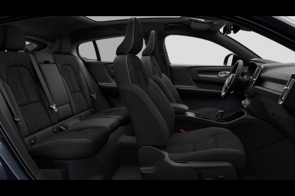 Volvo EC40 Single Motor Extended Range Ultra Europa Black Edition 82kWh / Panoramadak / 360 Camera / Extra getint glas / 20'' Velgen / MicrTech/Nubuck bekleding