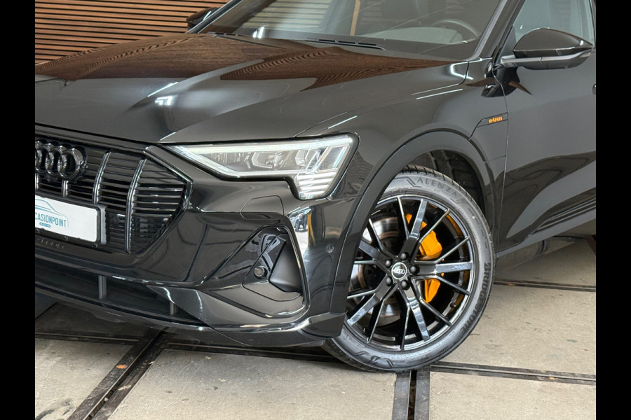 Audi e-tron Sportback 50 quattro S-line Black Edition 71 kWh | 313 pk | Pano | Matrix LED | B&O | 360° | Memory | Black pack