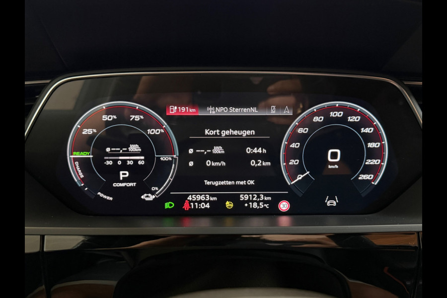 Audi e-tron Sportback 50 quattro S-line Black Edition 71 kWh | 313 pk | Pano | Matrix LED | B&O | 360° | Memory | Black pack