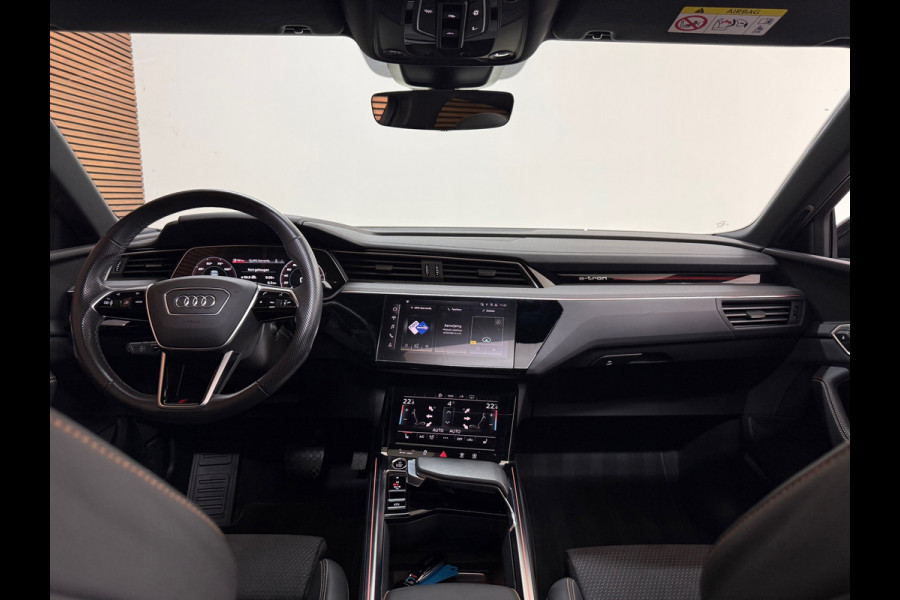 Audi e-tron Sportback 50 quattro S-line Black Edition 71 kWh | 313 pk | Pano | Matrix LED | B&O | 360° | Memory | Black pack