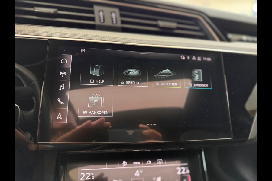 Audi e-tron Sportback 50 quattro S-line Black Edition 71 kWh | 313 pk | Pano | Matrix LED | B&O | 360° | Memory | Black pack