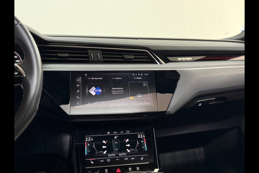 Audi e-tron Sportback 50 quattro S-line Black Edition 71 kWh | 313 pk | Pano | Matrix LED | B&O | 360° | Memory | Black pack