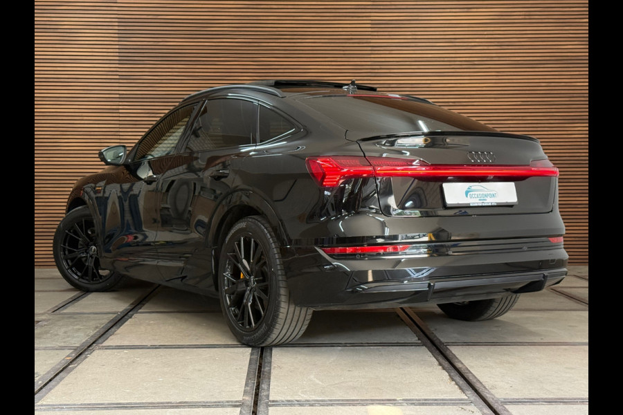 Audi e-tron Sportback 50 quattro S-line Black Edition 71 kWh | 313 pk | Pano | Matrix LED | B&O | 360° | Memory | Black pack