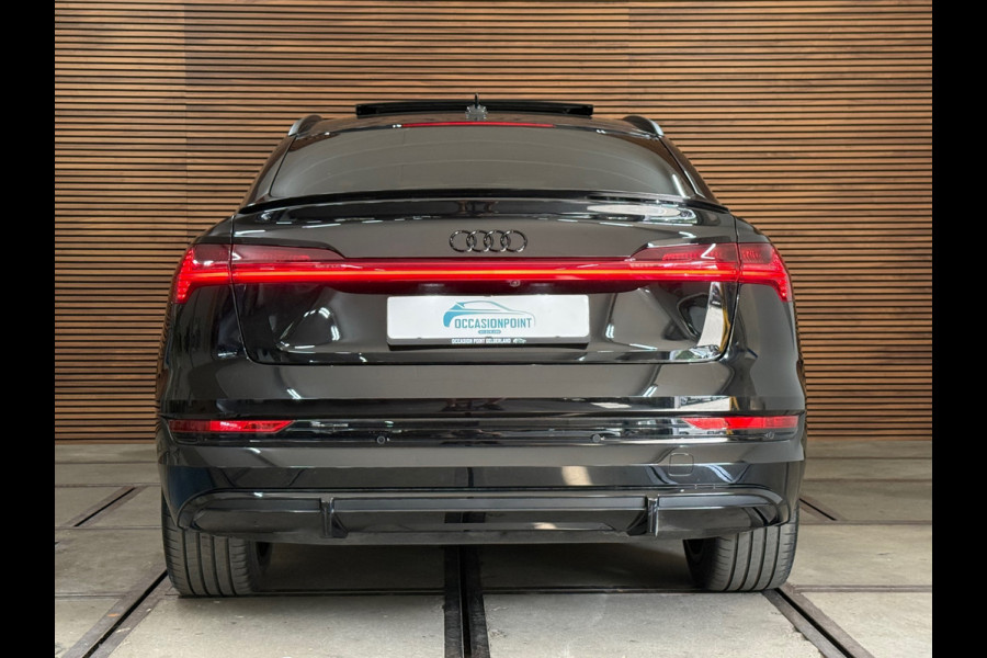 Audi e-tron Sportback 50 quattro S-line Black Edition 71 kWh | 313 pk | Pano | Matrix LED | B&O | 360° | Memory | Black pack