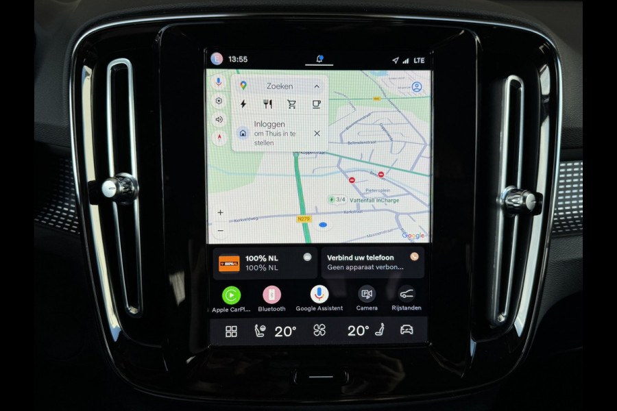 Volvo XC40 Recharge Pro SOH 97% Adaptive Cruise All-Season Banden Panoramadak AppleCarplay Elec. inklapbare trekhaak Leder