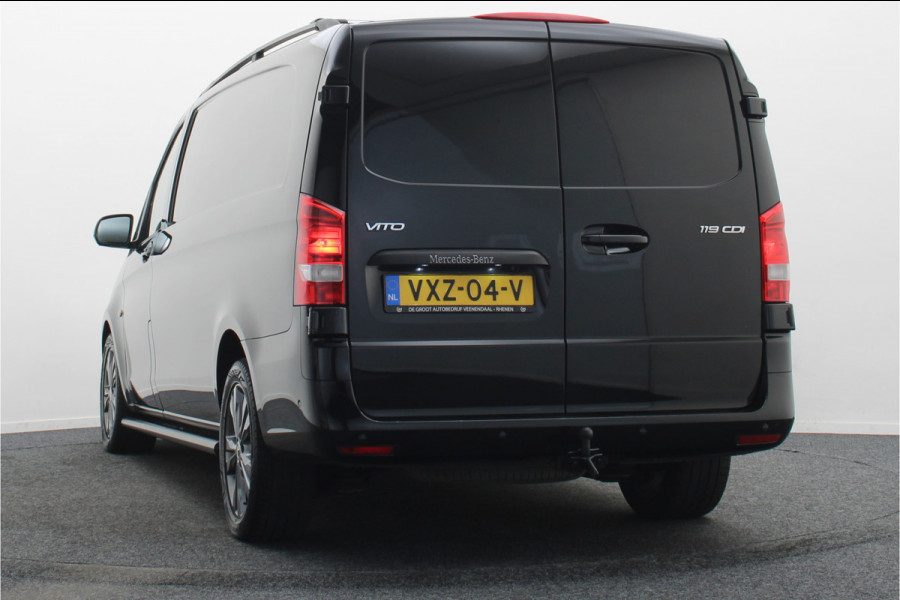 Mercedes-Benz Vito 119 CDI Extra Lang 3-Zits, Leer, LED, Camera, Trekhaak, Apple Carplay, 18"