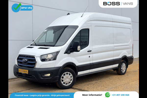 Ford E-Transit 68kWh 184PK L3H3 317km WLTP 93,8% (SOH) Snelladen Camera Cruise control Climate control Carplay Navigatie Laadkabel Parkeersensoren