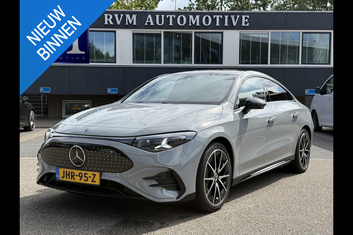 Mercedes-Benz CLA-Klasse 250+ Launch Edition 85.5 kWh AMG| NIEUW MODEL| 11.000KM!| ELEKTRISCHE STOELEN| CAMERA| DODE HOEK| FABRIEKSGARANTIE MERCEDES| ORIGINEEL NEDERLANDS NAP| ALPINE GRIJS| 19 INCH VELGEN|