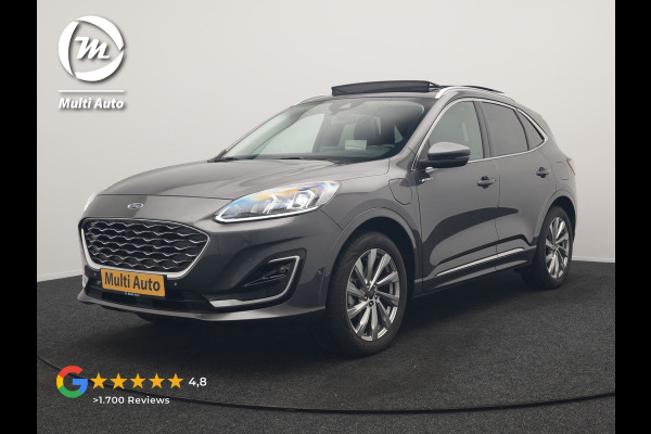 Ford Kuga 2.5 Vignale PHEV 225pk Dealer O.H | Trekhaak Afn. | Panodak | Adaptieve Cruise | 360 Camera | Bang & Olufsen | Head Up | Lederen Sportstoelen Memory & Verwarmd | Keyless | Apple Carplay | Pilot Assist | Blis | Navigatie | Virtual | DAB | 19" L.M | Plug In Hybrid |