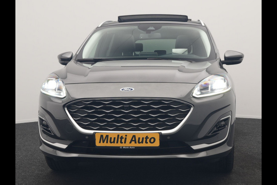 Ford Kuga 2.5 Vignale PHEV 225pk Dealer O.H | Trekhaak Afn. | Panodak | Adaptieve Cruise | 360 Camera | Bang & Olufsen | Head Up | Lederen Sportstoelen Memory & Verwarmd | Keyless | Apple Carplay | Pilot Assist | Blis | Navigatie | Virtual | DAB | 19" L.M | Plug In Hybrid |