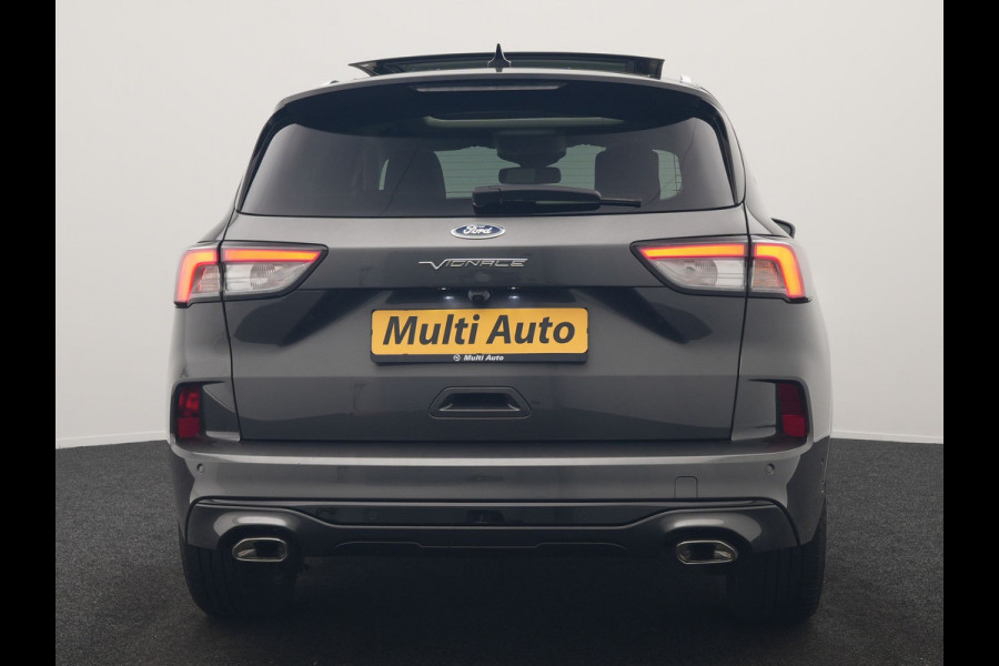 Ford Kuga 2.5 Vignale PHEV 225pk Dealer O.H | Trekhaak Afn. | Panodak | Adaptieve Cruise | 360 Camera | Bang & Olufsen | Head Up | Lederen Sportstoelen Memory & Verwarmd | Keyless | Apple Carplay | Pilot Assist | Blis | Navigatie | Virtual | DAB | 19" L.M | Plug In Hybrid |