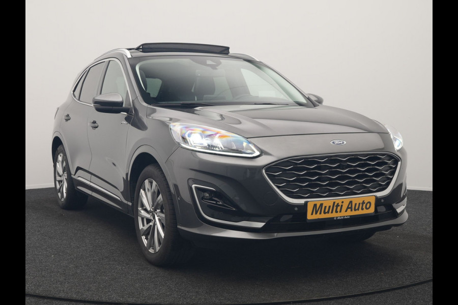 Ford Kuga 2.5 Vignale PHEV 225pk Dealer O.H | Trekhaak Afn. | Panodak | Adaptieve Cruise | 360 Camera | Bang & Olufsen | Head Up | Lederen Sportstoelen Memory & Verwarmd | Keyless | Apple Carplay | Pilot Assist | Blis | Navigatie | Virtual | DAB | 19" L.M | Plug In Hybrid |