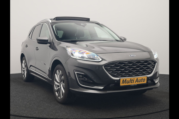 Ford Kuga 2.5 Vignale PHEV 225pk Dealer O.H | Trekhaak Afn. | Panodak | Adaptieve Cruise | 360 Camera | Bang & Olufsen | Head Up | Lederen Sportstoelen Memory & Verwarmd | Keyless | Apple Carplay | Pilot Assist | Blis | Navigatie | Virtual | DAB | 19" L.M | Plug In Hybrid |