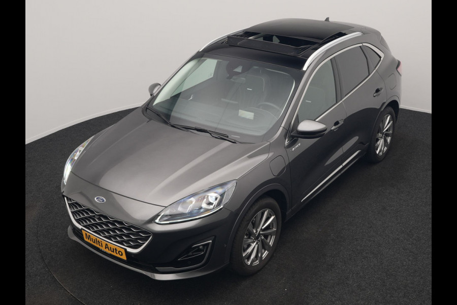 Ford Kuga 2.5 Vignale PHEV 225pk Dealer O.H | Trekhaak Afn. | Panodak | Adaptieve Cruise | 360 Camera | Bang & Olufsen | Head Up | Lederen Sportstoelen Memory & Verwarmd | Keyless | Apple Carplay | Pilot Assist | Blis | Navigatie | Virtual | DAB | 19" L.M | Plug In Hybrid |