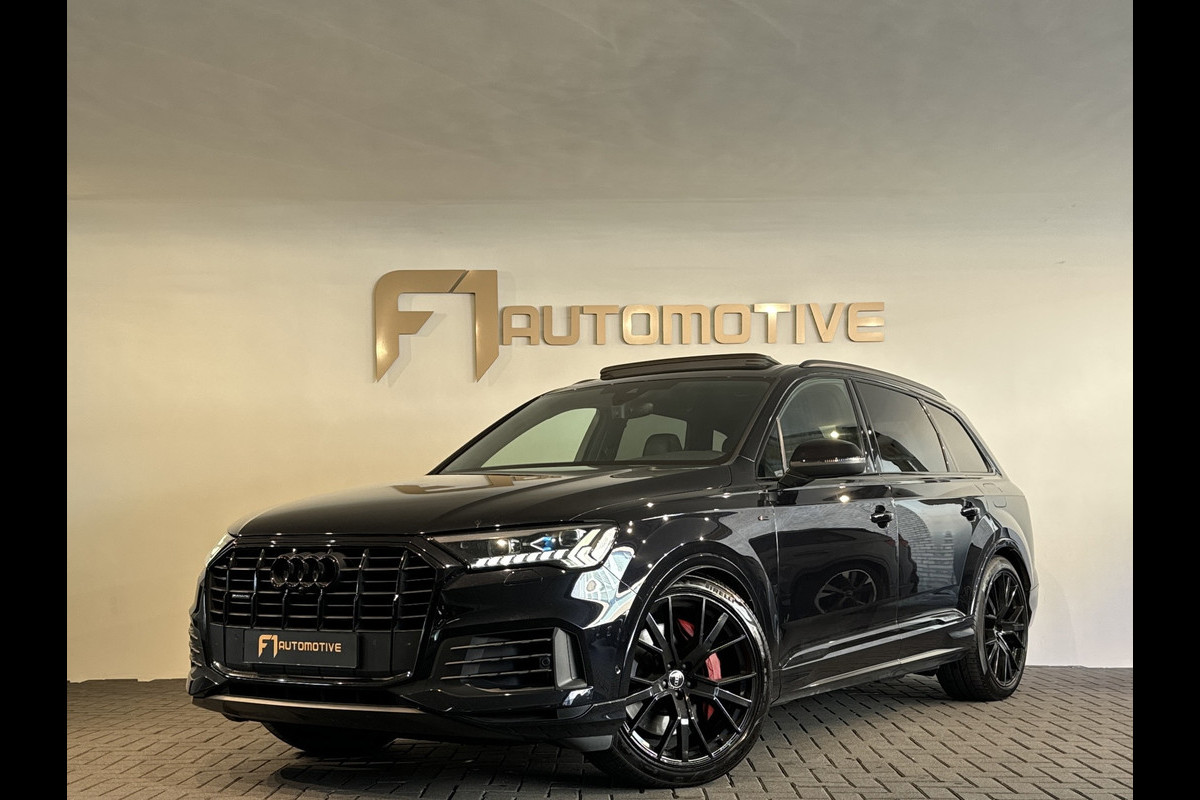 Audi Q7 55 TFSI e quattro Competition Pano|Trekhaak|Keyless|Matrix|Camera|Carplay