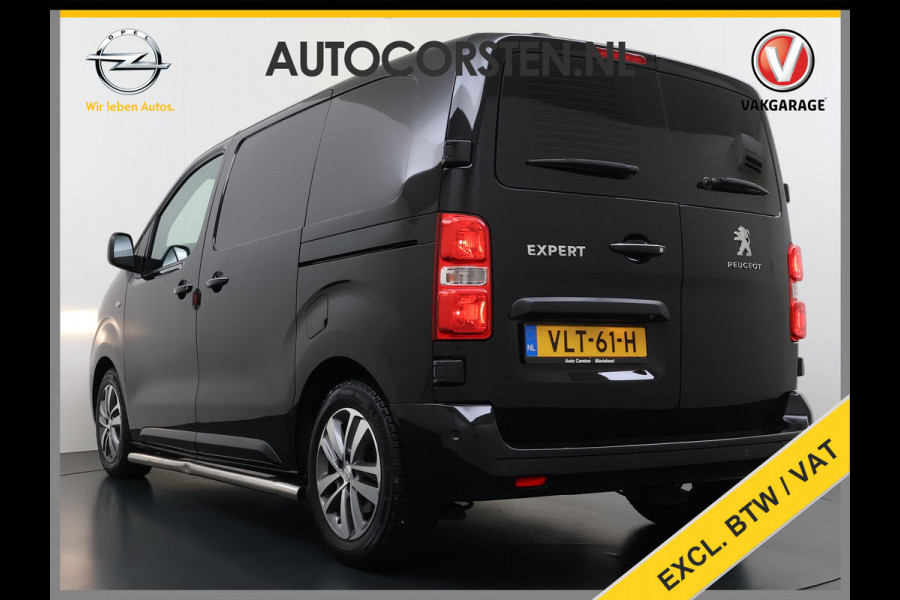 Peugeot Expert 2.0HDI Automaat 2XSchuifdeur 3-Pers. Adap.Cruise Head-Up 3D-Navi 360°Camera Apple Carplay Android Auto Airco Lmv Pdc Keyless DAB Sidebars Led Betonplex Vloer Wandbetimmering Euro 6 1e Eigenaar Origineel Nederlandse Bus