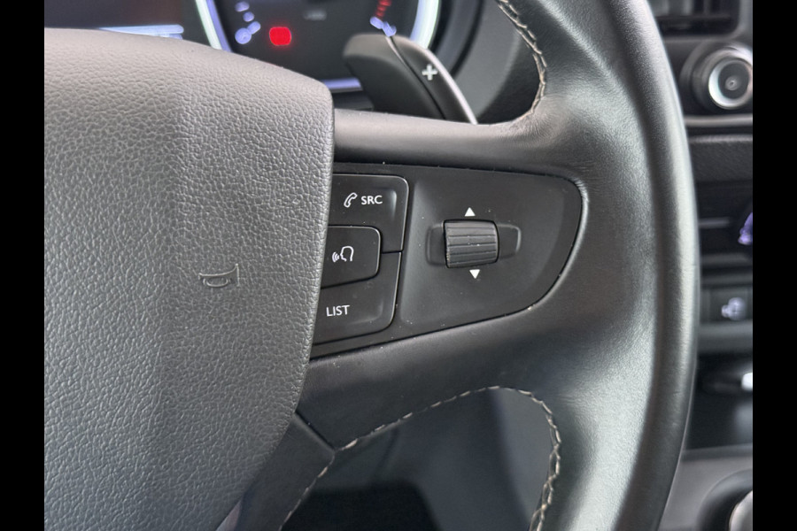 Peugeot Expert 2.0HDI Automaat 2XSchuifdeur 3-Pers. Adap.Cruise Head-Up 3D-Navi 360°Camera Apple Carplay Android Auto Airco Lmv Pdc Keyless DAB Sidebars Led Betonplex Vloer Wandbetimmering Euro 6 1e Eigenaar Origineel Nederlandse Bus