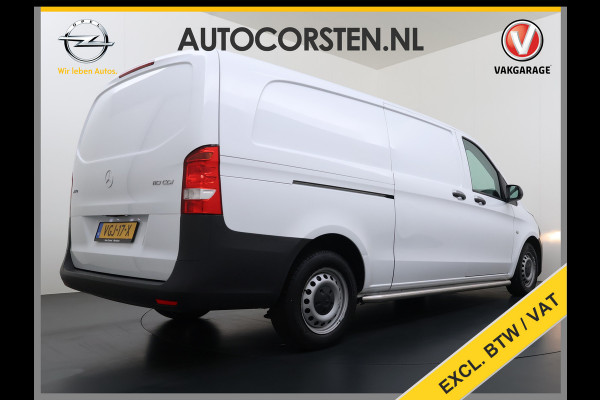 Mercedes-Benz Vito 110CDI Extra Lang 3-Persoons Camera Oprijplaat Airco Bluetooth Licht-/regensensor Betonplex Vloer Wandbetimmering Sidebars Euro 6 Origineel Nederlandse Auto