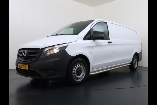 Mercedes-Benz Vito 110CDI Extra Lang 3-Persoons Camera Oprijplaat Airco Bluetooth Licht-/regensensor Betonplex Vloer Wandbetimmering Sidebars Euro 6 Origineel Nederlandse Auto