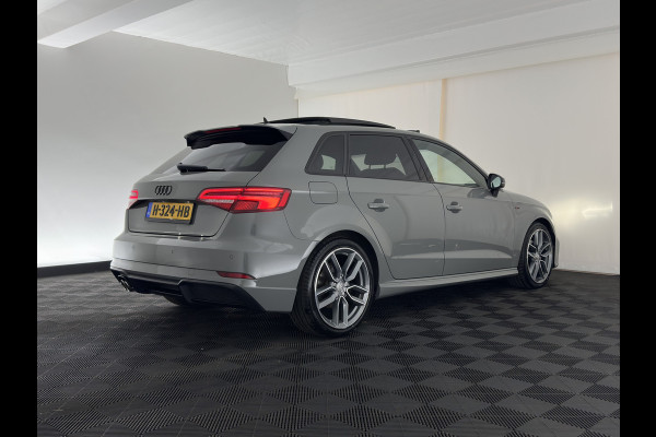 Audi A3 Sportback 35 TFSI S-Line Edition MHEV Aut. *PANO | LEATHER-FABRIC | LED-LIGHTS | DIGI-COCKPIT | NAVI-FULLMAP | HEATED-SPORTSEATS | PRIVACY-GLASS | ECC | PDC | CRUISE | 18''ALU*